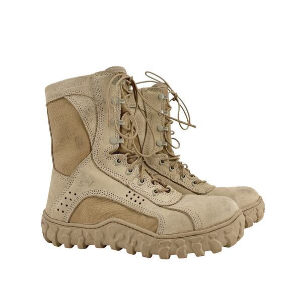 Rocky S2V Special Ops Military Tactical Boots Vibram Sole Desert Tan Men’s 8M - Picture 1 of 10